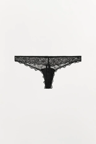 Кружевные трусы-танга