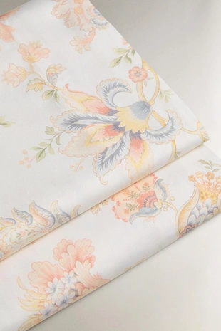 Плоское белье ZARA с цветочным принтом из сатина- Заказать в России