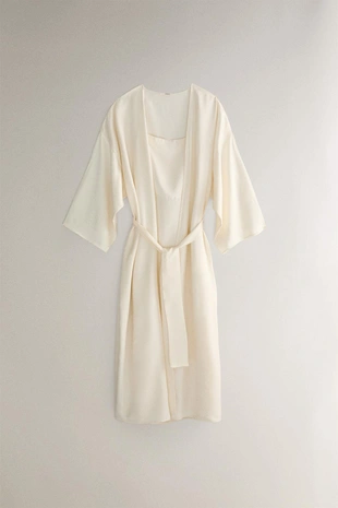 Халат PLAIN SATEEN DRESSING GOWN- Заказать в России