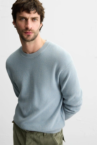 Джемпер жемчужной вязки- Заказать в России