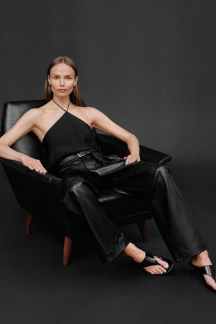 Струящийся топ из купро — 50TH ANNIVERSARY- Заказать в России