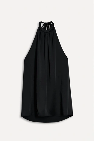 Топ с горловиной халтери завязками — 50TH ANNIVERSARY- Заказать в России