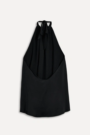 Топ с горловиной халтери завязками — 50TH ANNIVERSARY- Заказать в России