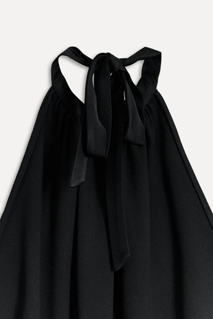 Топ с горловиной халтери завязками — 50TH ANNIVERSARY- Заказать в России