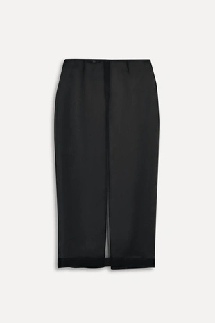 Юбка миди из органзы — 50TH ANNIVERSARY- Заказать в России