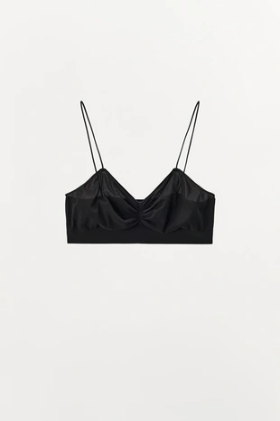 Бюстгальтер-полумаечка со сборками- Заказать в России