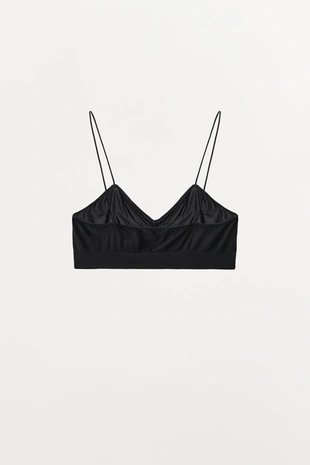 Бюстгальтер-полумаечка со сборками- Заказать в России