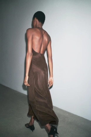 Brown | 2548/043/700 - Zara Платье-комбинация — ZW COLLECTION