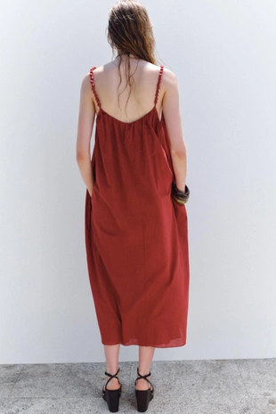 Платье OVERSIZE на бретелях- Заказать в России