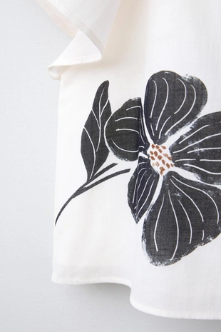 Блузка с цветочным принтом- Заказать в России