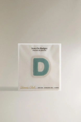 Термоаппликация с буквой D- Заказать в России