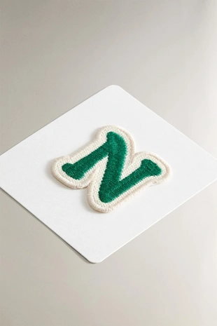 Термонакладка буква N с клеем- Заказать в России