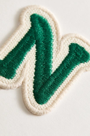 Термонакладка буква N с клеем- Заказать в России