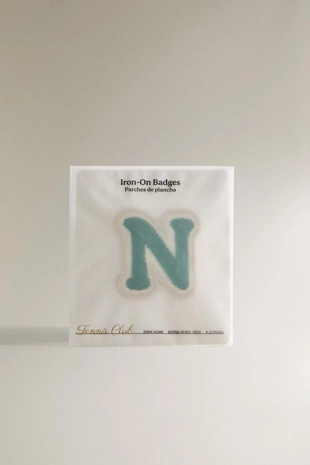 Термонакладка буква N с клеем- Заказать в России