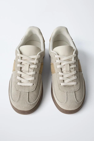 Кроссовки из разделенной замши- Заказать в России