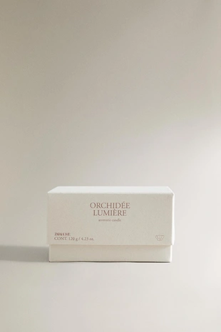 Подсвечник со свечой ORCHIDéE LUMIèRE (120 г)- Заказать в России
