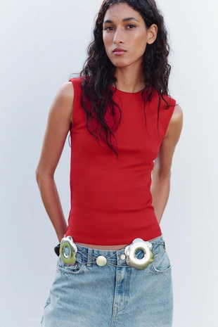 Топ без рукавов- Заказать в России