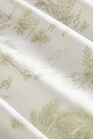 Покрывало из сатина TOILE DE JOUY PALM TREE- Заказать в России