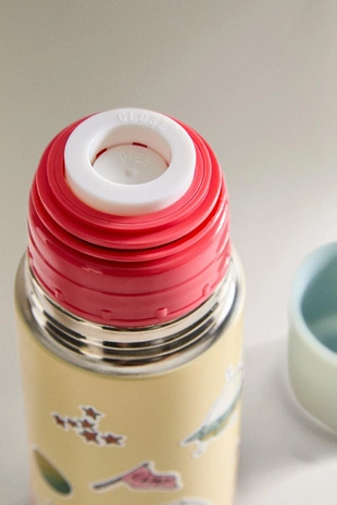 Детская термос-бутылка с наклейками- Заказать в России