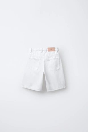 Купить Zara Джинсовые шорты-бермуды BAGGY