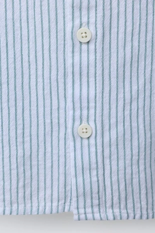 Рубашка в полоску с текстурой- Заказать в России