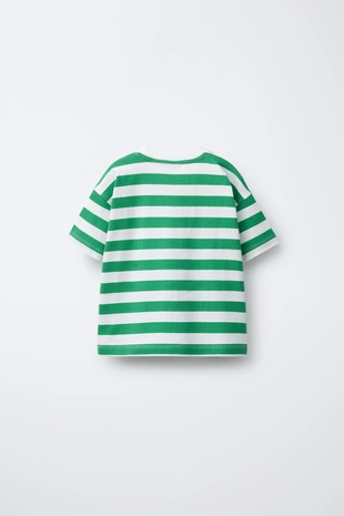 Купить Zara Футболка с принтом в полоску