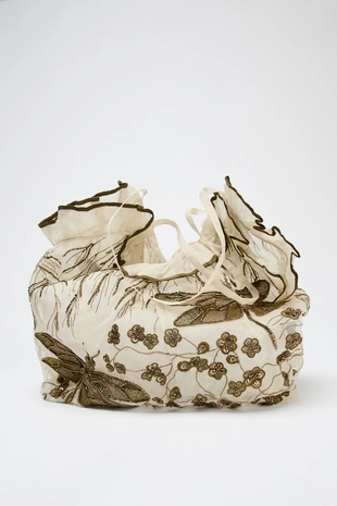 Сумка-шопер с вышивкой- Заказать в России