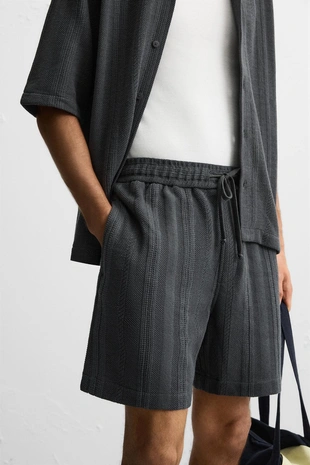 Шорты из жаккардовой ткани- Заказать в России