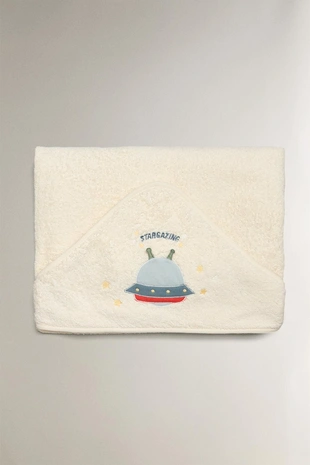 Детский халат с капюшоном космический корабль- Заказать в России