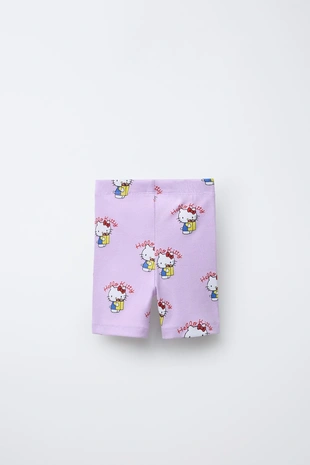 Легинсы в рубчик велосипедные HELLO KITTY © SANRIO - Заказать в России
