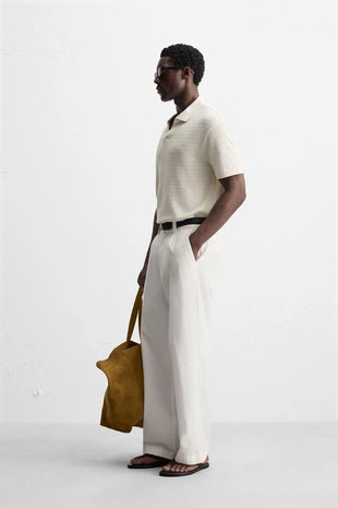 Поло JACQUARD с геометрическим узором