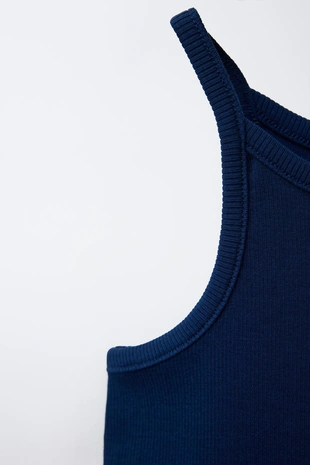 Топ в рубчик с текстом