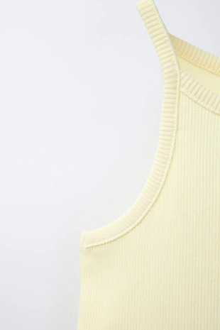 Топ в рубчик с текстом