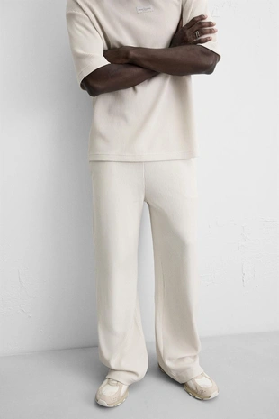 Брюки-джоггеры с вертикальной текстурой- Заказать в России