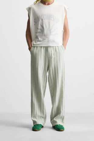 Жаккардовые брюки RELAXED FIT