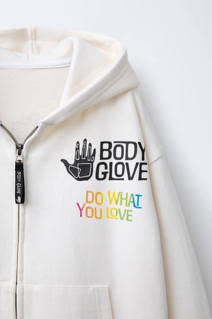 Толстовка на молнии ZARA X BODY GLOVE ® - Заказать в России