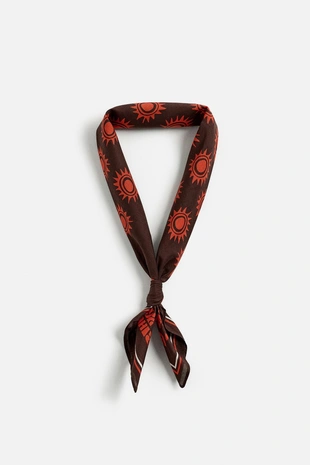 Бандана с графическим принтом- Заказать в России