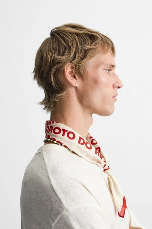 Бандана с текстовым принтом- Заказать в России