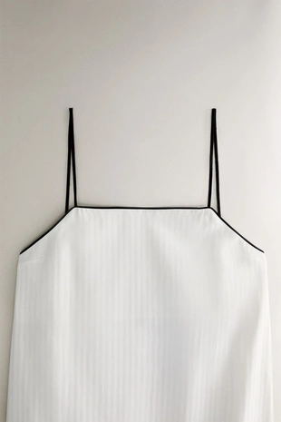 Халат в полоску из жаккарда- Заказать в России