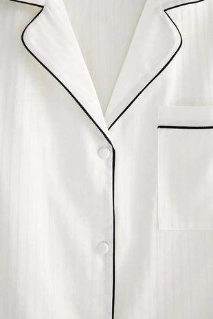 Рубашка в полоску из жаккарда- Заказать в России