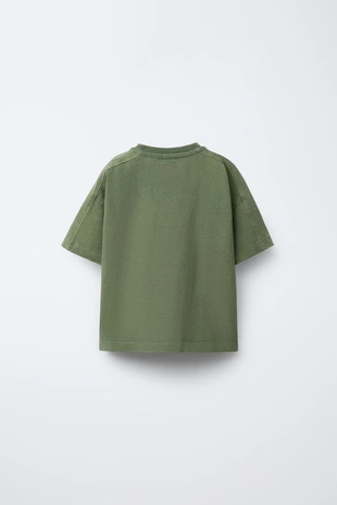 Футболка GARMENT DYE с разрезами - Заказать в России