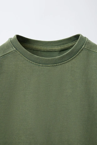Футболка GARMENT DYE с разрезами - Заказать в России