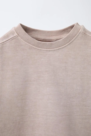 Футболка GARMENT DYE с разрезами