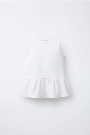 Купить Zara Комбинированная футболка с бантами