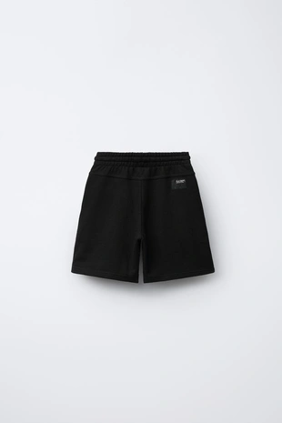 Купить Zara Прямые шорты-бермуды из мягкой ткани, окрашенные в готовом виде