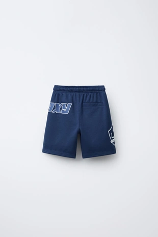 Купить Zara Прямые шорты-бермуды из мягкой ткани LOS ANGELES GALAXY MLS ©