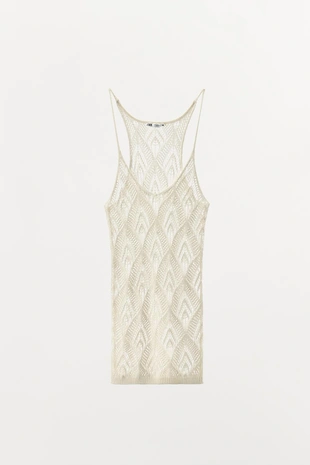 Трикотажный топ на бретелях, лимитированная серия- Заказать в России