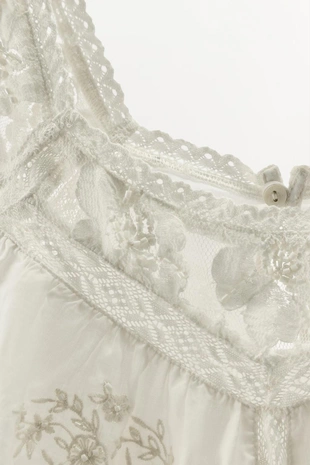 Топ на бретелях с кружевом и вышивкой, LIMITED EDITION- Заказать в России