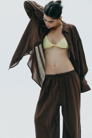 Брюки-балахоны