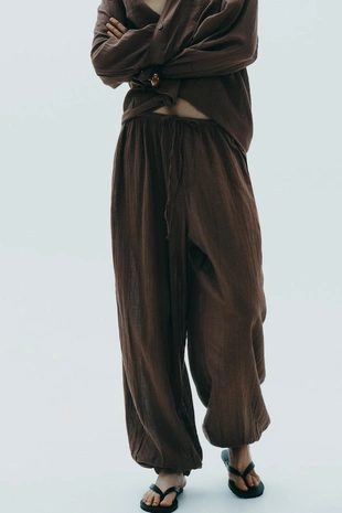 Брюки-балахоны